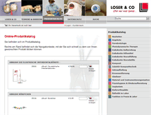 Tablet Screenshot of loser.de